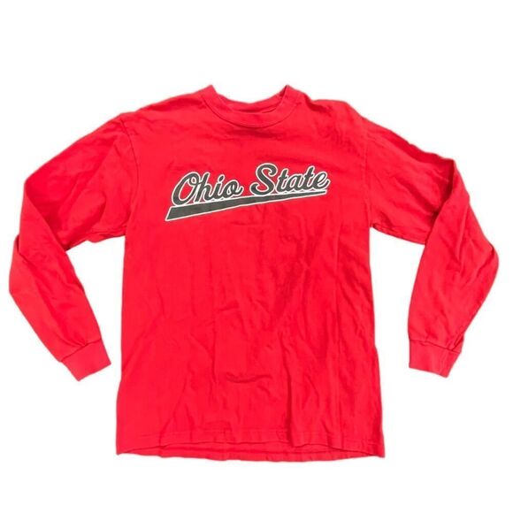 Y2K Champion Lightweight Ohio State University sweatshirt long sleeve shirt M - Picture 1 of 4